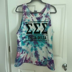 Tri Sigma Tie Dye Tank Top